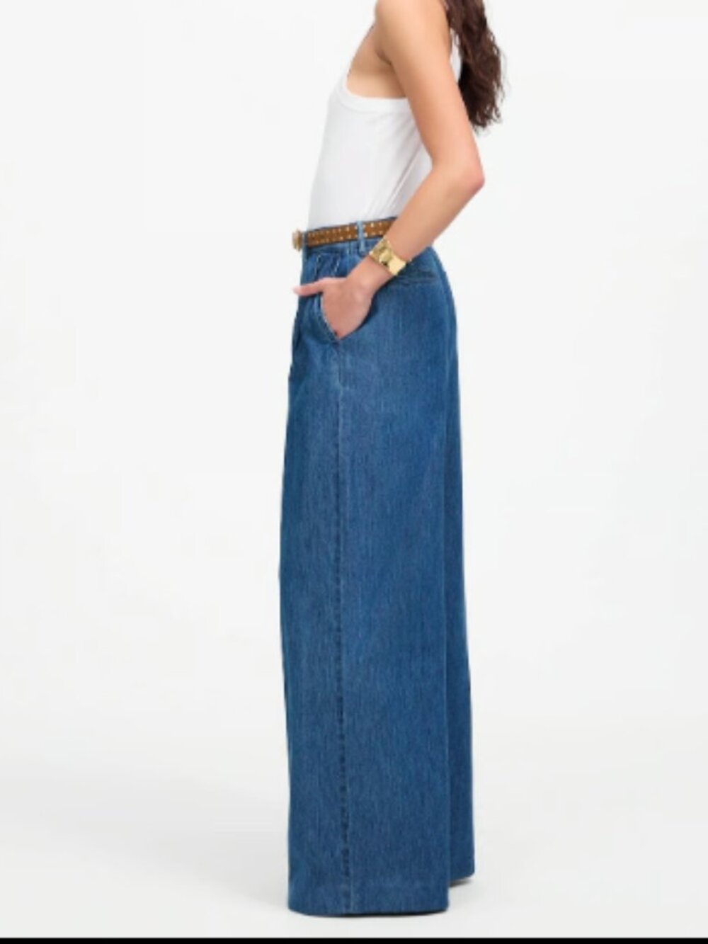 MADEWELL HARLOW SUPER WIDE LEG AIRY WASH MCNAIRY NWT $148 JEANS 26 w